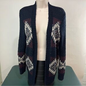 Hollister blue Edge To Edge Cardigan Size S (509)